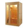 Sauna Traditionnel élégant et compact, le Zen 2 places en épicéa 3,5kW