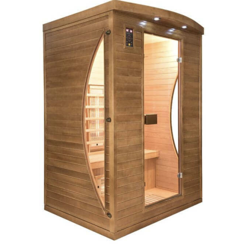 Cabine sauna infrarouge d'intérieur France-Sauna Spectra 2 personnes
