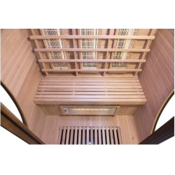 Cabine sauna infrarouge d'intérieur France-Sauna Spectra 2 personnes