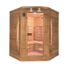 Sauna infrarouge France-Sauna Spectra 3 places angulaire d'intérieur
