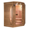 Sauna infrarouge France-Sauna Spectra 3 places angulaire d'intérieur