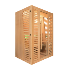 Sauna vapeur et traditionnel en épicéa Compact VENETIAN 2-3 places