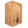 Sauna vapeur et traditionnel en épicéa Compact VENETIAN 2-3 places