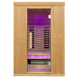 Cabine de Sauna Infrarouge Intérieur PureWave EVO - 2 places en 130 cm