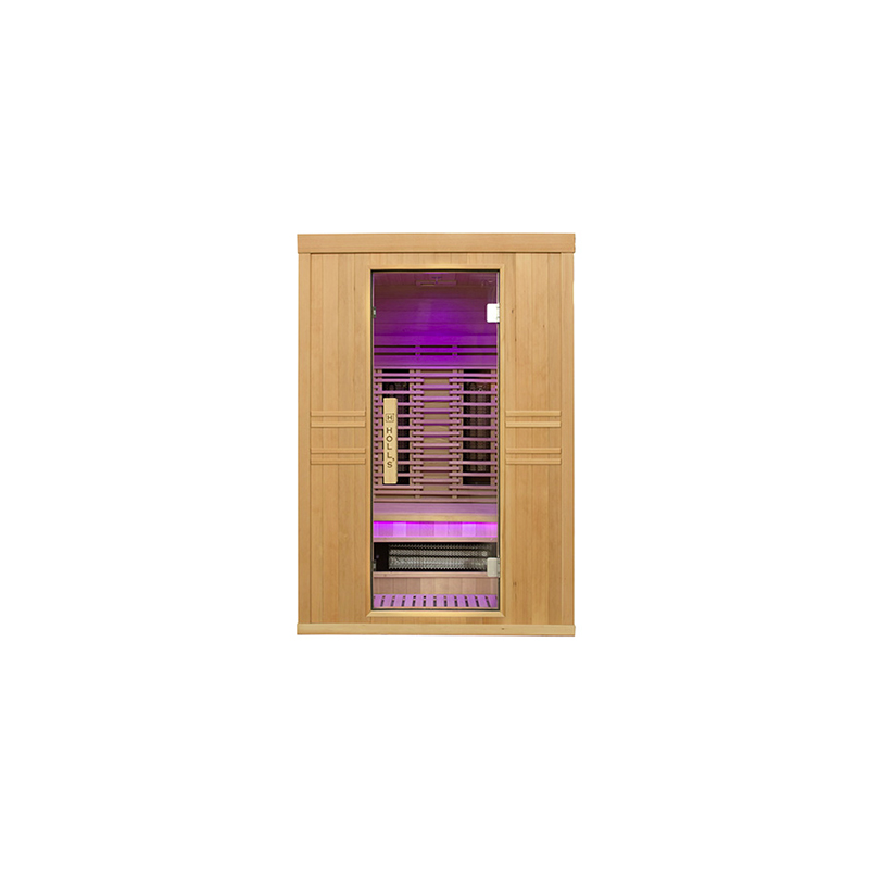 Cabine de Sauna Infrarouge Intérieur PureWave EVO - 2 places en 130 cm