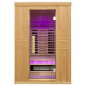 Cabine de Sauna Infrarouge Intérieur PureWave EVO - 2 places en 130 cm