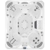 Le jacuzzi Aspen de la série 880 est un spa 7 personnes spacieux sans position allongée et comprend deux banquettes.