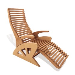 Fauteuil en bois ergonomique Alto Confort pour sauna