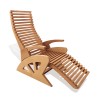 Fauteuil en bois ergonomique Alto Confort pour sauna